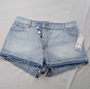 NWT BDG By Urban Outfitters Light Blue High-Rise A-Line Jean Shorts